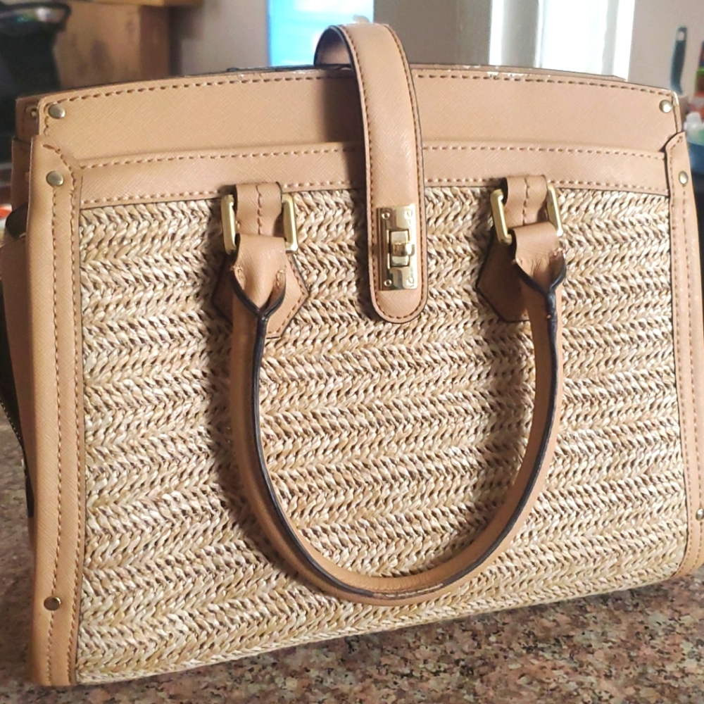 Calvin Klein Purse Tan/Gold